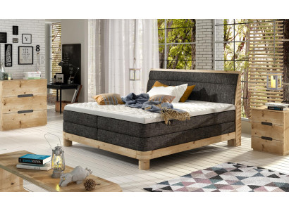 Moderne luxe bedden gestoffeerd leer textiel boxspringbed slaapkamer bed nieuw