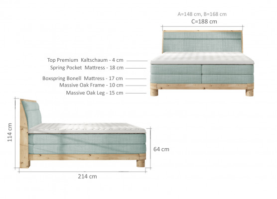 Moderne luxe bedden gestoffeerd leer textiel boxspringbed slaapkamer bed nieuw