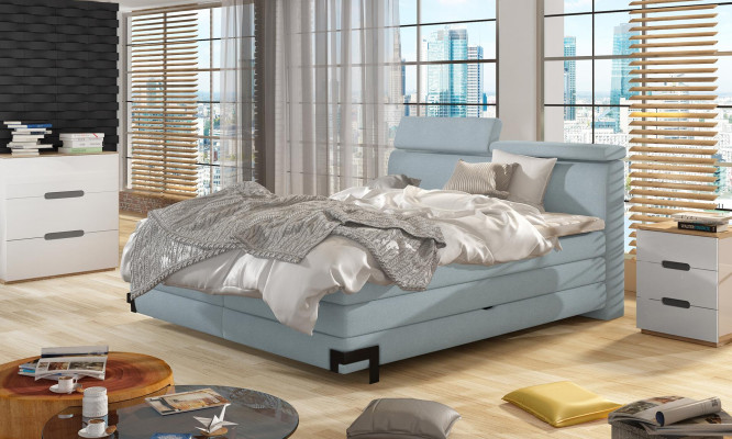 Ontwerpersbed Slaapkamerbedden Textiel Hotel Luxe Gestoffeerd Boxspring Bed Meubels