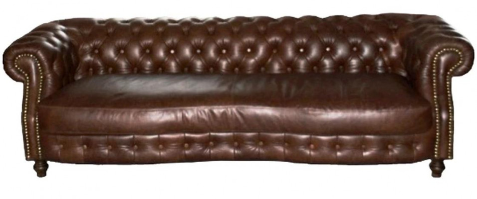 Chesterfield bruine hoekbank bank bank gestoffeerde hoekbank woonkamer