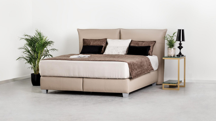 Slaapkamer Modern 180x200 Hout Textiel Bedden Bed Gestoffeerd Luxe Tweepersoons Nieuw