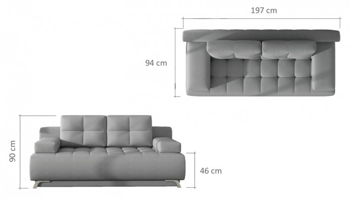 Ontwerp Sofa Bank Bank Moderne Luxe Bank 2 Zits Meubels Bekleding Tweezits