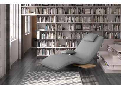 Chaiselongue Longchair Lounge Relaxstoel Fauteuil Bank Liggen Chaise Textiel