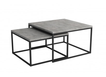 Roestvrijstalen design bijzettafels salontafel bank tafel bank woonkamer 2x set