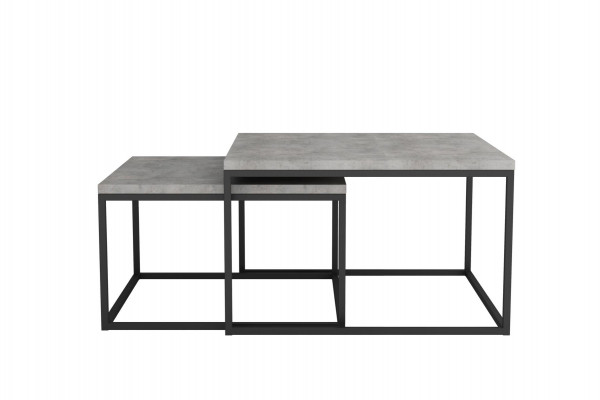 Roestvrijstalen design bijzettafels salontafel bank tafel bank woonkamer 2x set