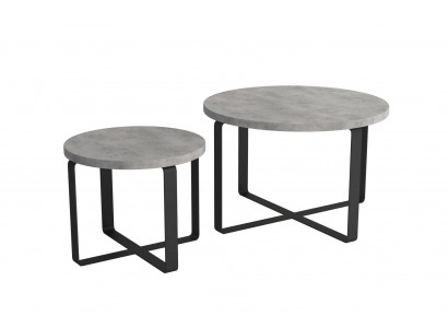 Moderne Luxe Salontafel Dubbel Rond 2x Salontafel Meubelontwerp