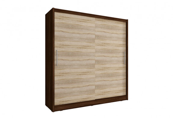Ontwerp Kledingkast Schuifkasten Hout Zwevende Deuren Kledingkast