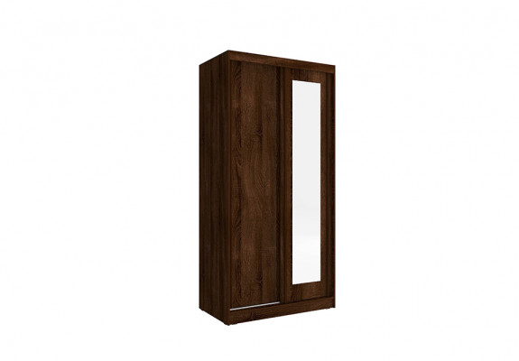 Ontwerp kledingkast Schuifkasten Hout zweefdeuren kledingkast 100 cm.