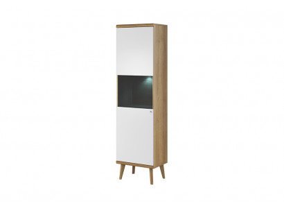 Vitrine kast commode glazen plank vitrines planken houten woonkamer