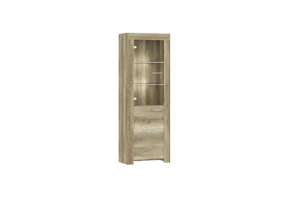 Vitrine RP70 Hout Moderne Kast Eetkamerkast Staande Vitrine Plank