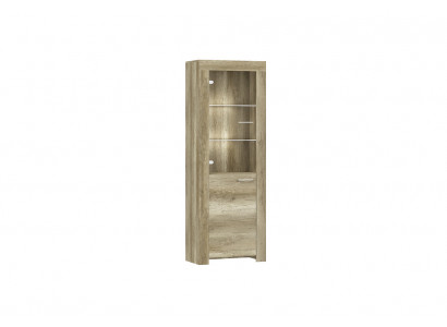 Vitrine RP70 Hout Moderne Kast Eetkamerkast Staande Vitrine Plank