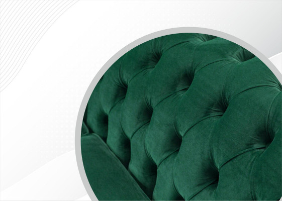 Chesterfield 3-zits Groen Woonkamer Modern Design Bankstellen Bank Originele Stof