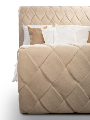 Luxe slaapkamer meubels bedden Modern Bedframe 160x200 cm Design Hoofdeinde