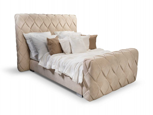 Luxe slaapkamermeubels Bedden Modern Bedframe 140x200 cm Ontwerp Hoofdbord