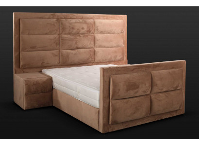 Luxe slaapkamer set Nachtkastje Bed 2-delige complete set Ontwerp Inrichting Nieuw.