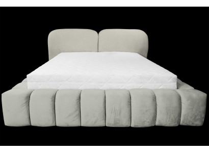 Luxe bedframe 180x200 cm Kleur Grijs Hoofdeinde Bedden Slaapkamermeubilair