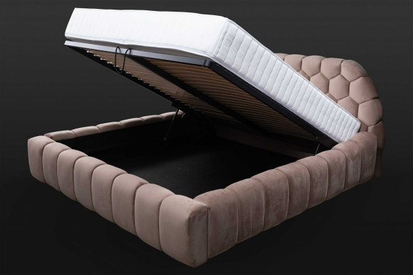 Ontwerperbed Slaapkamerbedden Textiel Hotel Luxe Bekleding Luxe