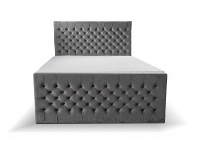 Luxe slaapkamerbed gestoffeerd ontwerp Luxe tweepersoons hotelbedden 160x200cm