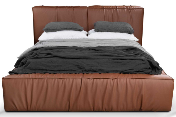 Bedden Hotel Kunstleder 180x200cm luxe meubel ontwerp gestoffeerd bed.