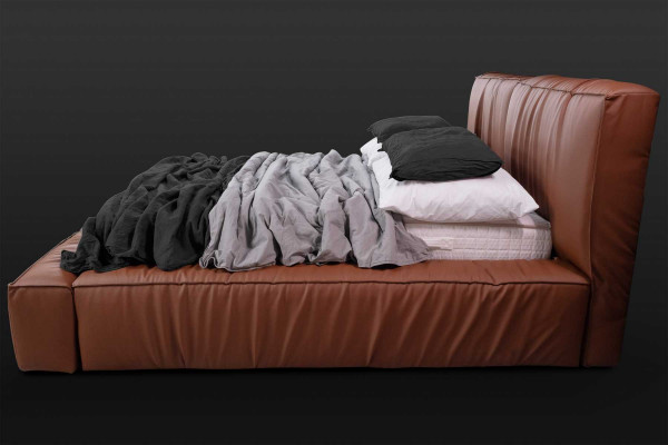 Bedden Hotel Kunstleder 180x200cm luxe meubel ontwerp gestoffeerd bed.