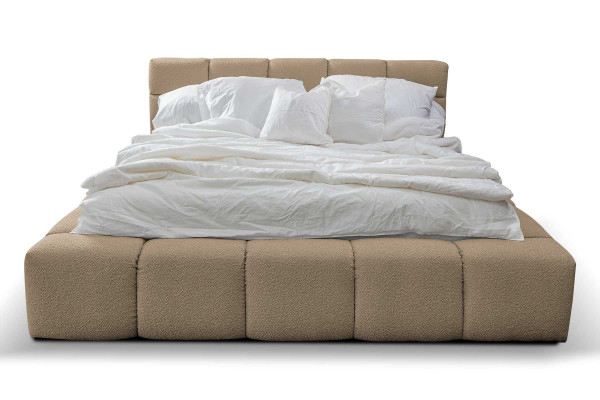 Slaapkamerontwerp 180x200 cm Bedden Tweepersoonsbed Luxe Fluweel Textielbed Dubbel