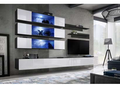 Ontwerper compleet wandmeubilair laag dressoir woonkamer meubels inrichting wandkast