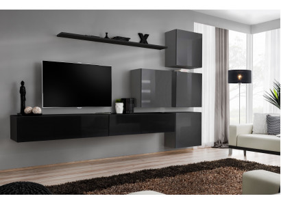 Woonkamer ontwerp complete woonwand muurkast luxe set kast