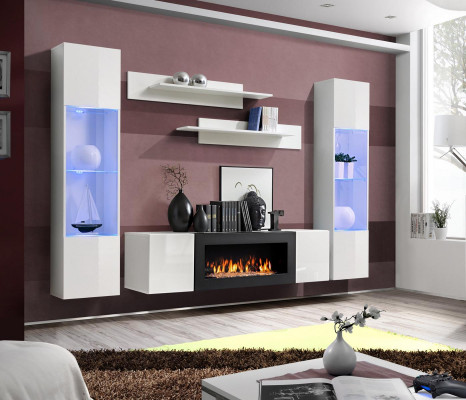 Moderne woonkamer meubels Ontwerper woonwand Wandplanken Dressoir Inrichting