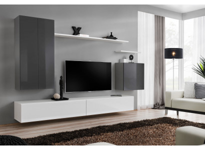 Complete woonwand Wit TV stand Woonkamermeubels Dressoir Wandkast Nieuw