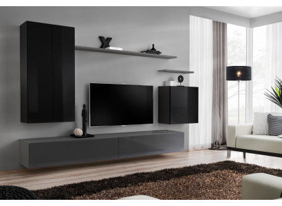 Woonwand Sideboard Wandplank tv-kast Plank Wandkast Woonkamer meubels