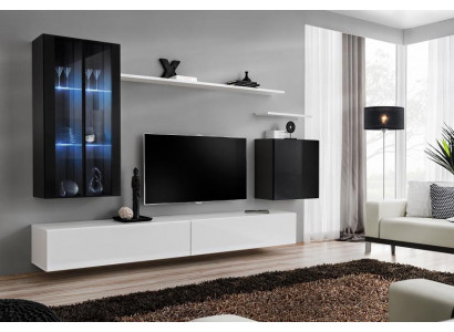 Woonkamer compleet set 7-delig Woonkamer meubels Woonwand hout Inrichting Nieuw