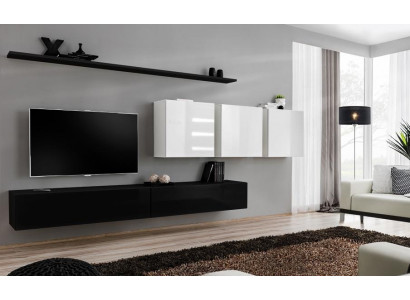 Ontwerper Moderne Woonwand Woonkamermeubels Zwart Houten Meubels Dressoir