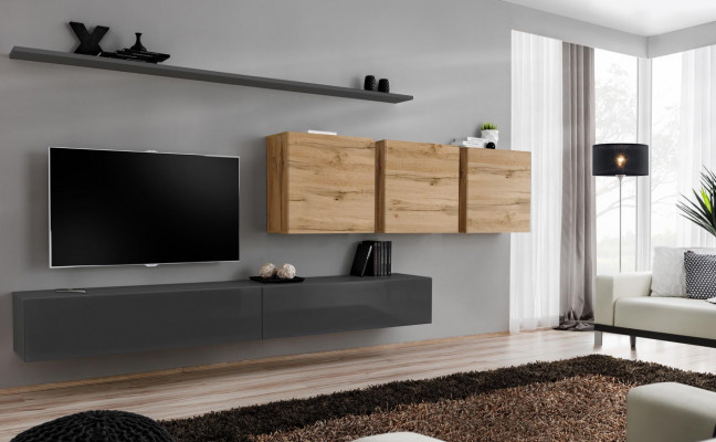 Ontwerper dressoir houten meubels compleet 7-delig wandkast woonkamer meubels