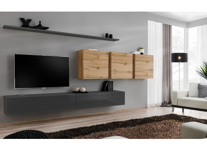 Ontwerper dressoir houten meubels compleet 7-delig wandkast woonkamer meubels