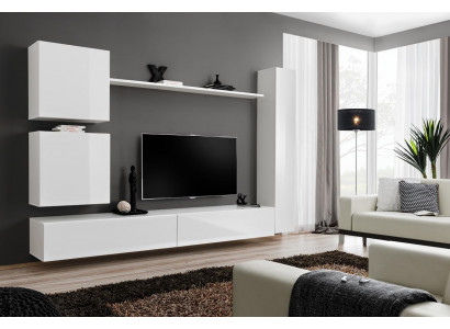 Wit luxus woonkamer meubels ontwerper tv-standaard wandplank modern set