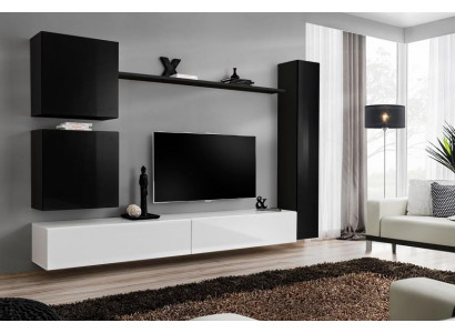 Houten meubels Woonkamer Modern Zwart Meubels TV-standaard Inrichting Dressoir