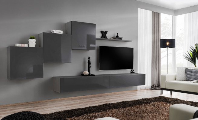 Woonkamer set 6-delig wandmeubel wandplank set compleet nieuw