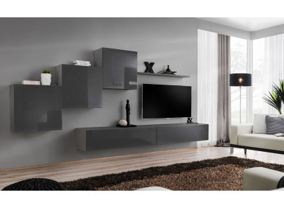 Woonkamer set 6-delig wandmeubel wandplank set compleet nieuw