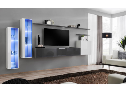 Woonkamerwand designer compleet set luxe meubels nieuw 3x wandkast meubelset