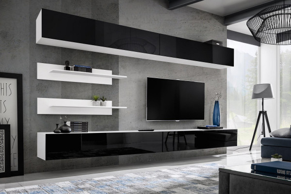 Wandkast woonkamer tv-standaard luxe woonkamer wandmeubel houten meubelen nieuw modern.