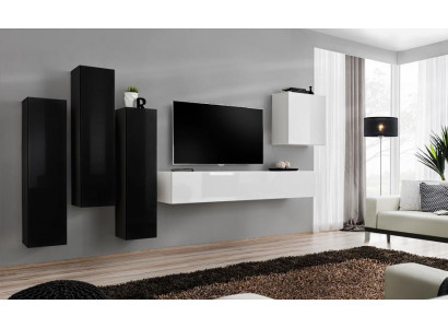 Woonkamerset Woonwand Compleet Set TV-meubel Houtenmeubels