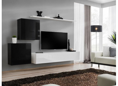 Woonkamer woonkast Wit TV-standaard Design dressoir Inrichting Wandkast  Woonkamer woonkast Wit TV-standaard Design dressoir Inrichting Wandkast