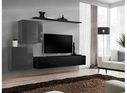 Wandkast Modern Ontwerp Woonkamer Luxe Meubels Wandplanken