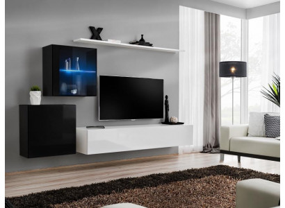 Woonkamermeubel Ontwerper Modern Woonwand 260cm Luxe Dressoir Set