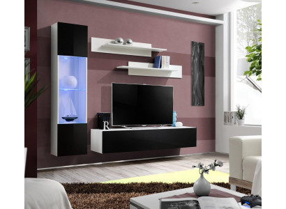 Woonkamerset woonwand tv-standaard design hangvitrine inrichting meubels  Woonkamerset woonwand tv-standaard design hangvitrine inrichting meubels