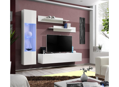 Woonkamer meubels Wit Woonwand Designer Luxe TV Standaard Hangende Vitrine Rekken  Woonkamer meubels Wit Woonwand Designer Luxe TV Standaard Hangende Vitrine Rekken