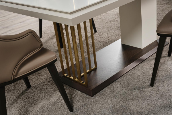 Eetkamer meubels Designer eettafel 4 stoelen Compleet set 5-delig