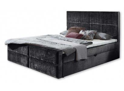 Stuur grijze slaapkamer houten meubel ontwerp elegant gestoffeerde stof nieuw.