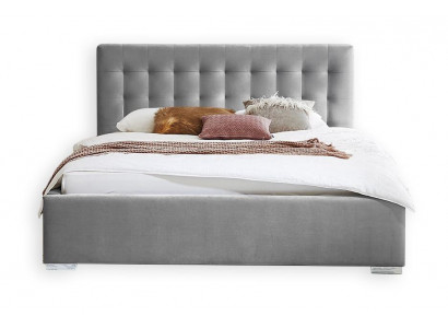 Houten meubels dubbel grijs slaapkamerontwerp elegante stof klassieke meubels