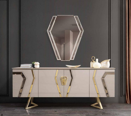 Ontwerper Witte Eetkamerset Eethoek Eettafel 4x Stoelen 7-delig
